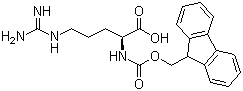 结构式 CAS# 91000-69-0, Fmoc-L-精氨酸; N-芴甲氧羰基-L-精氨酸