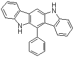 5,11-二氢-6-苯基吲哚并[3,2-b]咔唑分子结构 (CAS 910111-99-8)