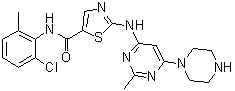 N-Deshydroxyethyl dasatinib molecular structure (CAS 910297-51-7)