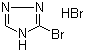 5-溴-1H-1,2,4-三唑氢溴酸盐分子结构 (CAS 91039-59-7)