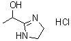 4,5-二氢-alpha-甲基-1H-咪唑-2-甲醇盐酸盐分子结构 (CAS 91144-41-1)