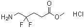 5-Amino-4,4-difluoropentanoic acid methyl ester hydrochloride molecular structure (CAS 911634-74-7)