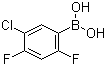 structure of CAS# 911645-24-4, 5-Chloro-2,4-difluorophenylboronic acid