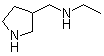 3-(Ethylaminomethyl)pyrrolidine molecular structure (CAS 91187-83-6)