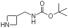 3-(N-Boc-aminomethyl)azetidine molecular structure (CAS 91188-15-7)