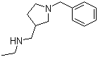 N-乙基-1-(苯基甲基)-3-吡咯烷甲胺分子结构 (CAS 91189-07-0)
