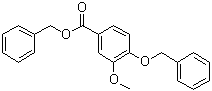 Benzyl 4-(benzyloxy)-3-methoxybenzoate molecular structure (CAS 91203-74-6)