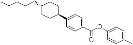 structure of CAS# 91225-15-9, 4-Methylphenyl trans-4-(4-pentylcyclohexyl)benzoate