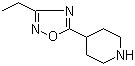 structure of CAS# 912761-48-9, 4-(3-Ethyl-1,2,4-oxadiazol-5-yl)piperidine
