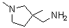 1,3-Dimethyl-3-pyrrolidinemethanamine molecular structure (CAS 912771-31-4)