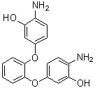 1,2-Bis(4-amino-3-hydroxyphenoxy)benzene molecular structure (CAS 912852-16-5)