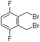 2,3-Bis(bromomethyl)-1,4-difluorobenzene molecular structure (CAS 912999-77-0)