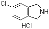 结构式 CAS# 912999-79-2, 5-氯-2,3-二氢-1H-异吲哚盐酸盐