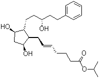 trans-Latanoprost molecular structure (CAS 913258-34-1)