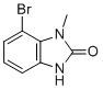 结构式 CAS# 913297-44-6, 7-溴-1-甲基-1,3-二氢-2H-苯并[d]咪唑-2-酮