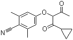 4-[1-(Cyclopropylcarbonyl)-2-oxopropoxy]-2,6-dimethylbenzonitrile molecular structure (CAS 913346-12-0)