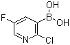 2-Chloro-5-fluoropyridine-3-boronic acid molecular structure (CAS 913373-43-0)