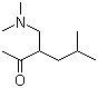 3-[(Dimethylamino)methyl]-5-methyl-2-hexanone molecular structure (CAS 91342-74-4)