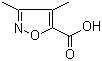 3,4-Dimethyl-5-isoxazolecarboxylic acid molecular structure (CAS 91367-90-7)