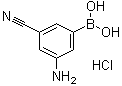 3-Amino-5-cyanophenylboronic acid hydrochloride molecular structure (CAS 913835-26-4)