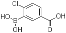 结构式 CAS# 913835-75-3, 5-羧基-2-氯苯硼酸
