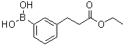 [3-(2-乙氧羰基乙基)苯基]硼酸分子结构 (CAS 913835-82-2)