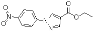 1-(4-Nitrophenyl)-1H-pyrazole-4-carboxylic acid ethyl ester molecular structure (CAS 91397-55-6)