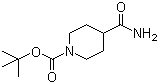 N-Boc-4-Piperidinecarboxamide molecular structure (CAS 91419-48-6)