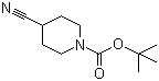 N-Boc-4-氰基哌啶分子结构 (CAS 91419-52-2)