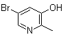 5-Bromo-2-methylpyridin-3-ol molecular structure (CAS 91420-25-6)