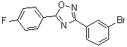 3-(3-Bromophenyl)-5-(4-fluorophenyl)-1,2,4-oxadiazole molecular structure (CAS 914212-32-1)