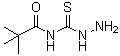 N-(Hydrazinothioxomethyl)-2,2-dimethylpropanamide molecular structure (CAS 914347-05-0)