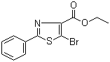 5-Bromo-2-phenylthiazole-4-carboxylic acid ethyl ester molecular structure (CAS 914347-21-0)
