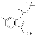 3-(Hydroxymethyl)-6-methyl-1H-indole-1-carboxylic acid 1,1-dimethylethyl ester molecular structure (CAS 914349-04-5)