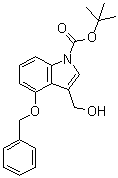 3-(Hydroxymethyl)-4-(phenylmethoxy)-1H-indole-1-carboxylic acid 1,1-dimethylethyl ester molecular structure (CAS 914349-09-0)