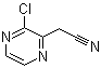 3-Chloropyrazineacetonitrile molecular structure (CAS 914360-88-6)