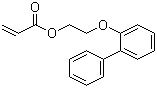 2-Phenylphenoxyethyl acrylate molecular structure (CAS 91442-24-9)