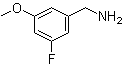 3-Fluoro-5-methoxybenzenemethanamine molecular structure (CAS 914465-85-3)
