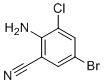 2-氨基-5-溴-3-氯苯甲腈分子结构 (CAS 914636-86-5)