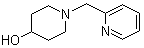 structure of CAS# 914641-83-1, 1-(2-Pyridinylmethyl)-4-piperidinol