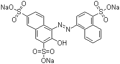酸性红 27分子结构 (CAS 915-67-3)