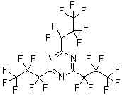 2,4,6-三(七氟丙基)均三嗪分子结构 (CAS 915-76-4)