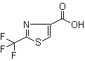 2-(三氟甲基)噻唑-4-羧酸分子结构 (CAS 915030-08-9)