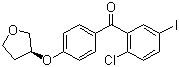 (2-氯-5-碘苯基)[4-[[(3S)-四氢-3-呋喃基]氧基]苯基]甲酮分子结构 (CAS 915095-87-3)
