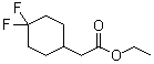 4,4-Difluorocyclohexaneacetic acid ethyl ester molecular structure (CAS 915213-54-6)