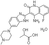 Dovitinib molecular structure (CAS 915769-50-5)