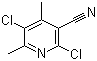 2,5-Dichloro-4,6-dimethylnicotinonitrile molecular structure (CAS 91591-63-8)