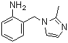 2-[(2-Methyl-1H-imidazol-1-yl)methyl]benzenamine molecular structure (CAS 915922-95-1)