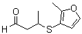 3-[(2-Methyl-3-furanyl)thio]butanal molecular structure (CAS 915971-43-6)