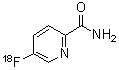 结构式 CAS# 916314-03-9, 5-(氟-18)-2-吡啶甲酰胺